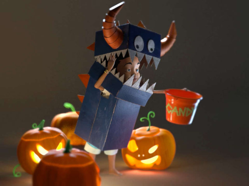 Halloween Candy Monster