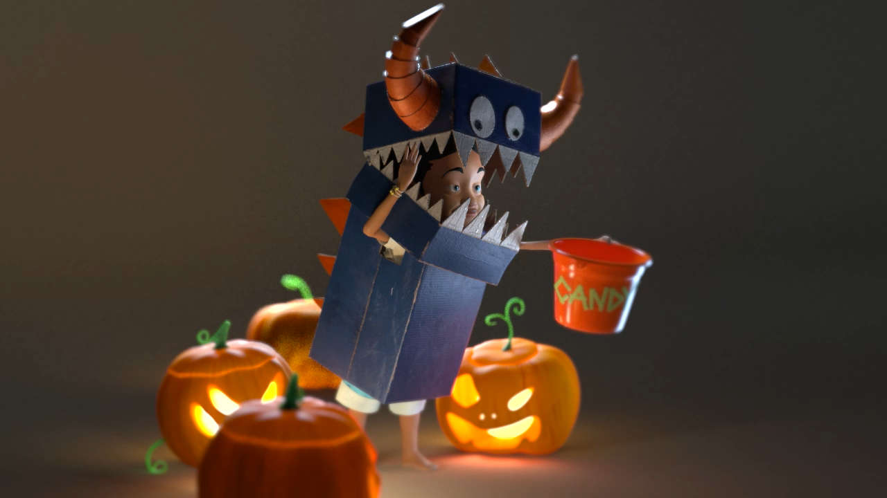 Halloween Candy Monster